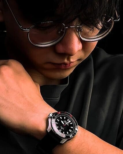Pre-owned Ratio Freediver X Automatic Diver's Black Dial Case 40mm Rtx001 Men's Watch 200m