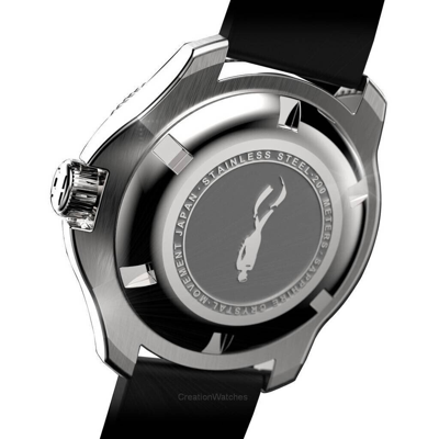 Pre-owned Ratio Freediver X Automatic Diver's Black Dial Case 40mm Rtx001 Men's Watch 200m