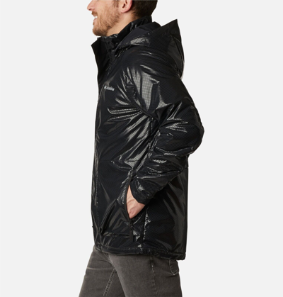 Pre-owned Columbia Mens Men's Dawn Watch Black Dot Jacket Sz L $350 Omni Heat Magnet