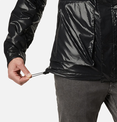 Pre-owned Columbia Mens Men's Dawn Watch Black Dot Jacket Sz L $350 Omni Heat Magnet