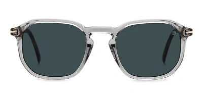 Pre-owned David Beckham Db 1115/s Clear Grey/blue 52/21/145 Men Sunglasses