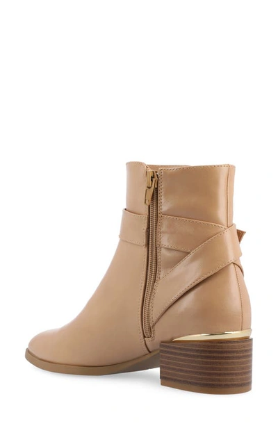 Shop Journee Collection Elley Bootie In Tan