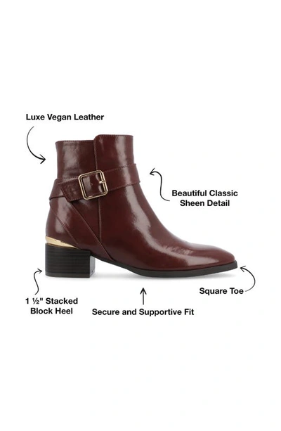Shop Journee Collection Elley Bootie In Brown