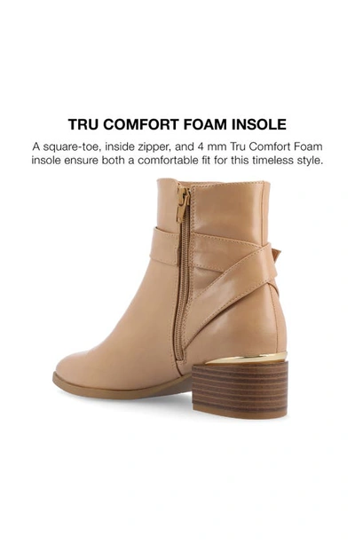 Shop Journee Collection Elley Bootie In Tan