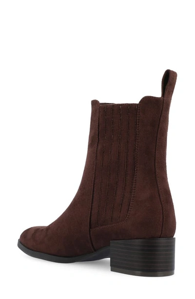Journee Collection Wrenley Bootie In Brown