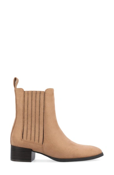 Journee Collection Wrenley Bootie In Tan