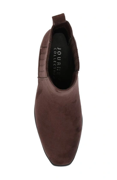 Journee Collection Wrenley Bootie In Brown