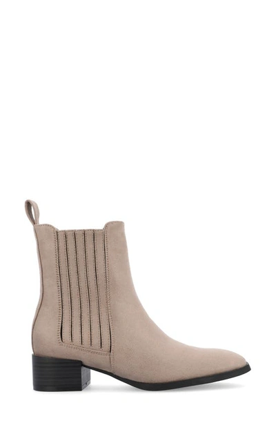 Journee Collection Wrenley Bootie In Taupe