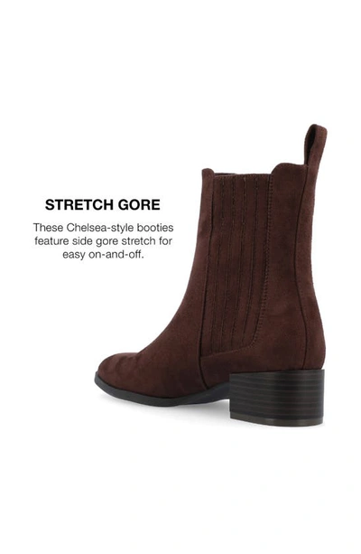 Journee Collection Wrenley Bootie In Brown