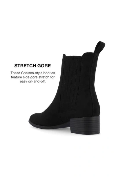 Shop Journee Collection Wrenley Bootie In Black