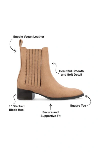 Journee Collection Wrenley Bootie In Tan
