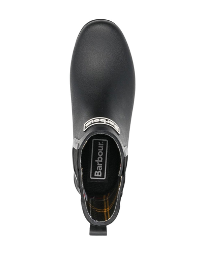 Barbour Halton Waterproof Chelsea Rain Boot In Black
