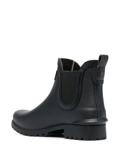 Barbour Halton Waterproof Chelsea Rain Boot In Black