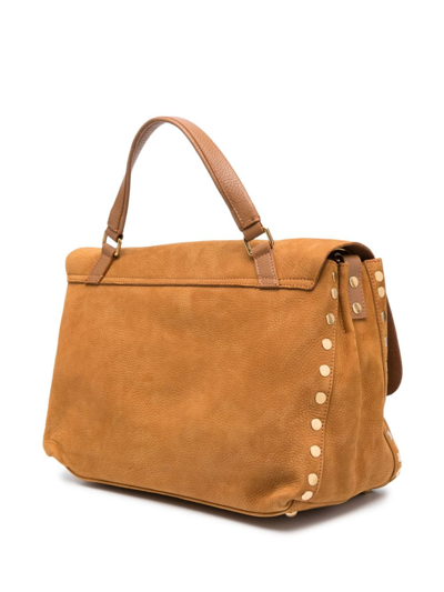 Zanellato Postina Jones Shoulder Bag In Brown