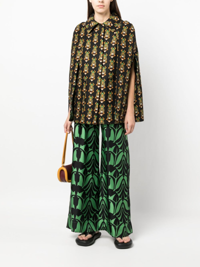 La Doublej Milano Mini Cape In Black