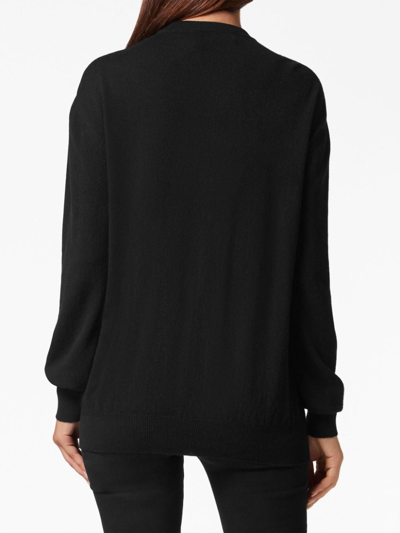 Shop Philipp Plein Skull-motif Crystal-embellished Sweatshirt In Black