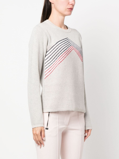 Shop Rossignol Mountain Intarsia-knit Jumper In Neutrals