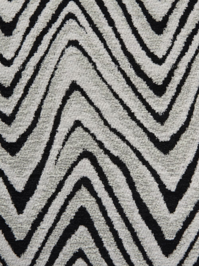 Shop Missoni Savana Zigzag Cushion In Grey