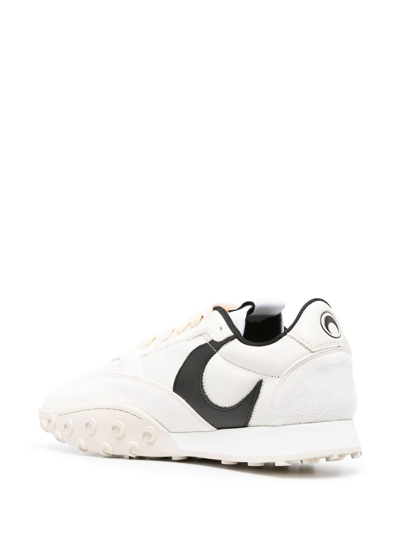 Marine Serre Ms-rise 22 Low-top Sneakers In White