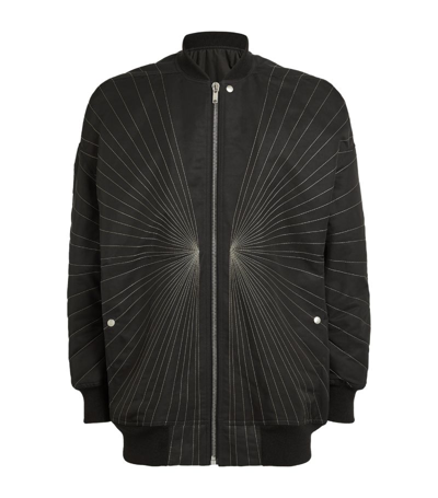 Shop Rick Owens Radiance Bomber Jacket In Black