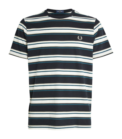 Shop Fred Perry Striped T-shirt In Multi