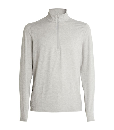 Shop Vuori Ease Performance Half-zip Sweatshirt In Grey