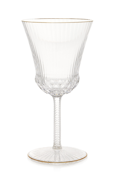 Shop Saint-louis Apollo No.3 Crystal Stemmed Wine Glass In Clear
