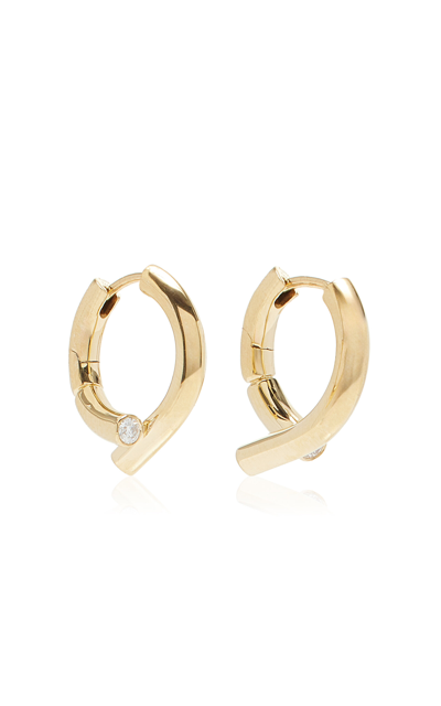 Shop Tabayer Oera 18k Fairmined Yellow Gold Diamond Earrings
