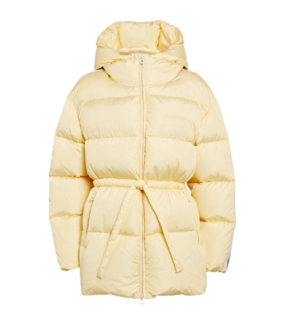 Shop Palm Angels Down-filled Puffer Jacket In Yellow