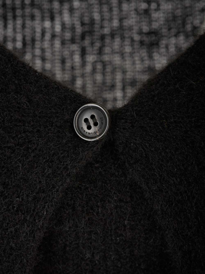 Shop Alexander Wang Alpaca Knit Twin-set In Black