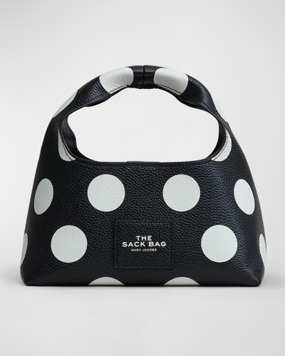 Shop Marc Jacobs The Spots Mini Sack Bag In Blackwhite
