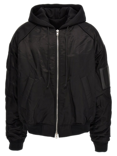 Shop Juunj Juun J Removable Hood Zip Up Jacket In Black