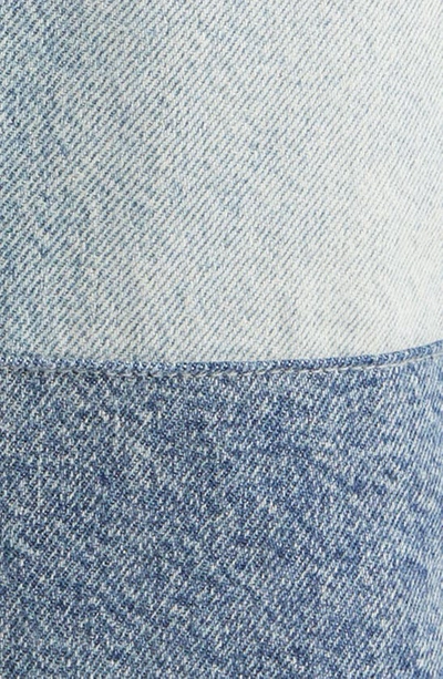 Ag Clove Patched High Waist Relaxed Straight Leg Jeans In Nomad