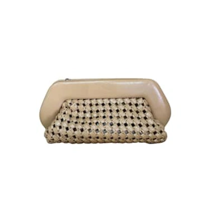 Shop The Moire Knots Organic Pocket In Brown