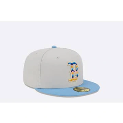 Shop New Era Boston Red Sox Beachfront 59fifty Fitted In Neturals