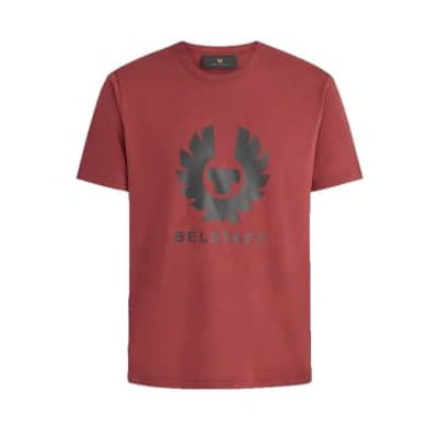 Shop Belstaff Lava Red  Phoenix T Shirt