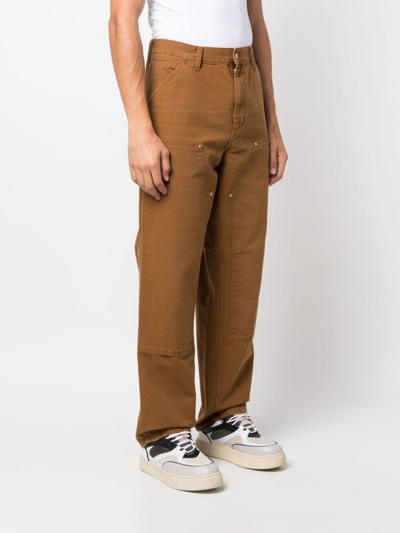 HIGH-WAISTED PATCHWORK TROUSERS
