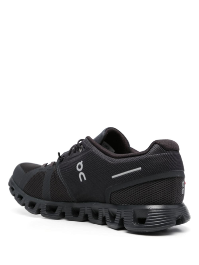 On Running Black Cloudrunner Low-top Sneakers In 黑色