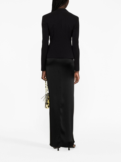 Genny Single-breasted Blazer In Black