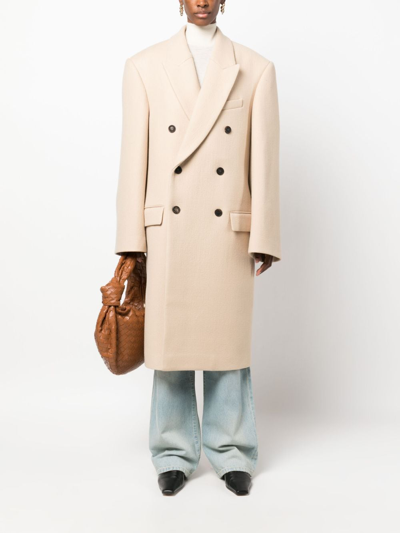 Wardrobe.nyc X Hailey Bieber Virgin Wool Coat In 中性色