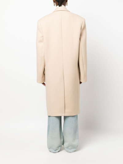 Wardrobe.nyc X Hailey Bieber Virgin Wool Coat In 中性色