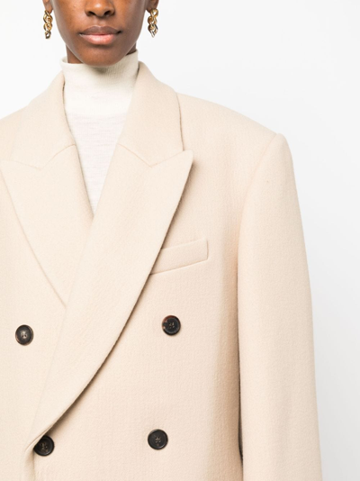 Wardrobe.nyc X Hailey Bieber Virgin Wool Coat In 中性色