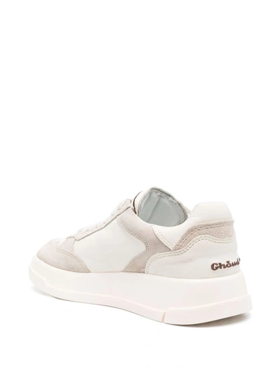 Ghoud Tweener Low Suede Sneakers In Beige