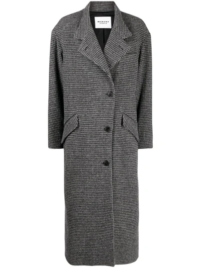 Shop Isabel Marant Étoile Sabine Coat Clothing In Grey