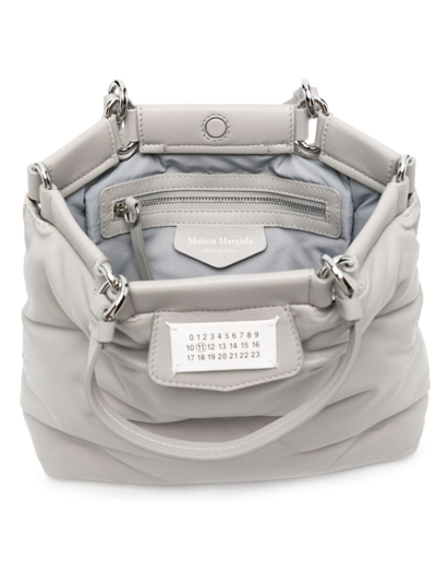 Shop Maison Margiela Small Glam Slam Tote Bag In Grey