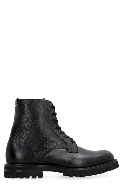 Shop Church's Coalport 2 Leather Lace-up Boots In Black