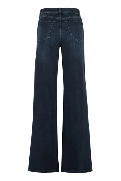Shop Frame Le Palazzo Jeans In Denim