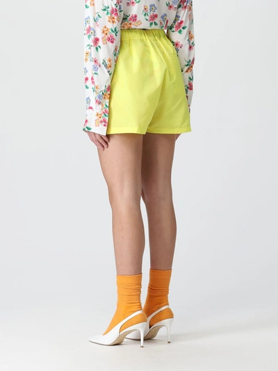 Shop Msgm Women's Bermuda. In Giallo