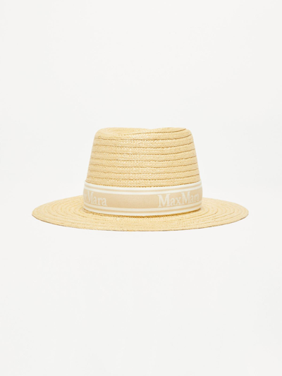 Shop Max Mara Straw Hat In Natural