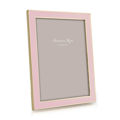 Shop Addison Ross Ltd Pale Pink Enamel & Gold Frame